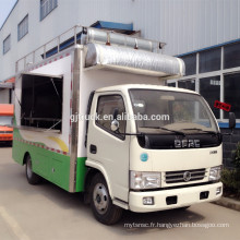 dongfeng bas prix haute qualité alimentaire camion mobile voiture-restaurant